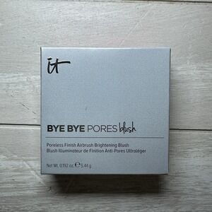 It Cosmetics Bye‎ Bye Pores Blush Sweet Cheeks Warm Peachy Pink NIB 0.192oz